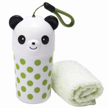Towel & Case Set \'Dot & Panda\'