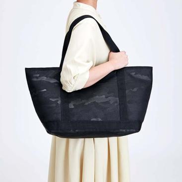 BONTE保冷トートバッグ ビッグワイド Camo（BK）