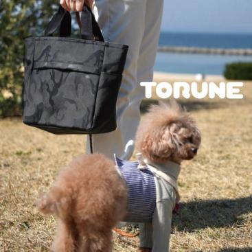 おさんぽバッグ 深型 カモフラ（BK）