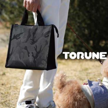 おさんぽバッグ 角型 カモフラ（BK）