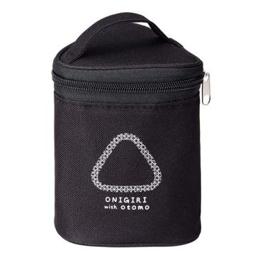 おかず容器付き 保冷おにぎりケース 2個用（BK）
