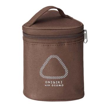 おかず容器付き 保冷おにぎりケース 2個用（BR）
