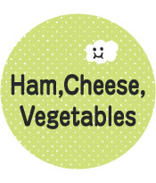 Ham, Cheese, Vegetables