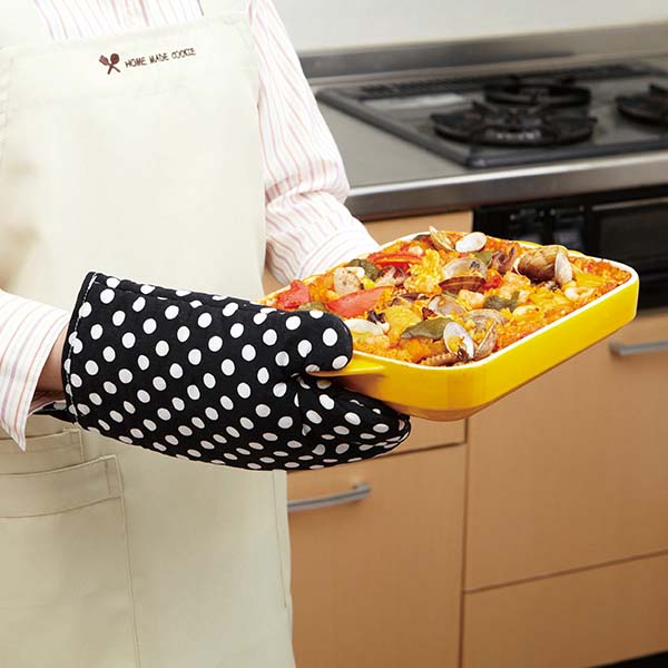 KITCHEN MITTEN 'Dot' (BK) [MTN-102] : TORUNE, Kitchen Tools