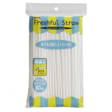 Paper Packed Drinking Straws 80P [M]