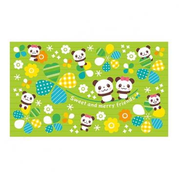 Picnic Mat \'Run-Run Panda Lucky Clover\' [S]