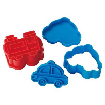 Bread/Rice Shaper \'Police Car & Choo-choo\'