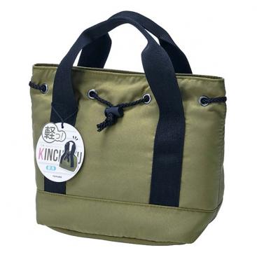 Insulated Drawstring Bag \'Moss Green\'