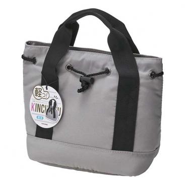 Insulated Drawstring Bag \'Light Gray\'