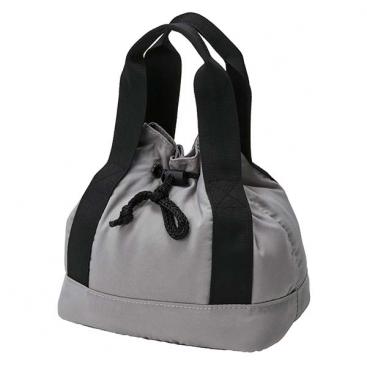 Insulated Drawstring Bag \'Light Gray\'