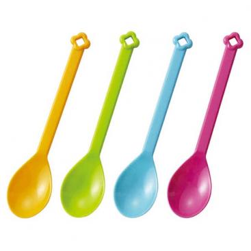4 Colors Flower Spoon - 8 set