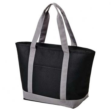 Insulated Shopping Tote \'Black\' Wide
