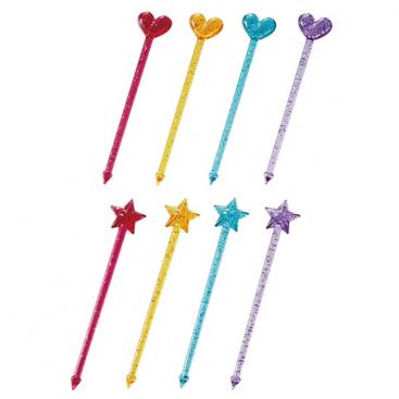 Long Pick \'Glitter Heart & Twinkle Star\'