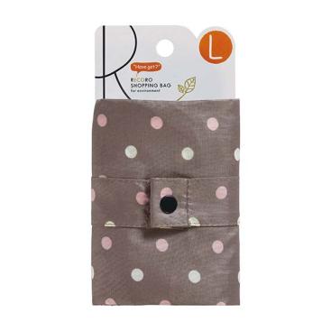 RECORO Shopping Bag \'Greige Dots\' (L)