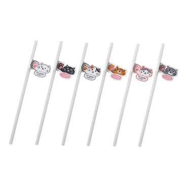 Sticker Straws \'Cats Assortment\'