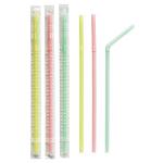 Packed Flexible Straw 80P [L] 21cm