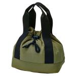 Insulated Drawstring Bag 'Moss Green'