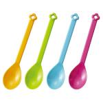 4 Colors Flower Spoon - 8 set