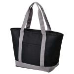 Insulated Shopping Tote 'Black' Wide