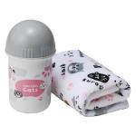Towel & Anti-Bacterial Case Set 'Cats Assortment'